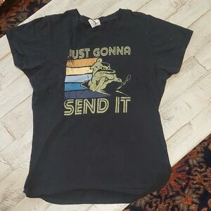 Just Gonna Send It Black T-Shirt